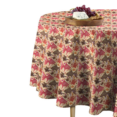 Valara Geometric Round Tablecloth