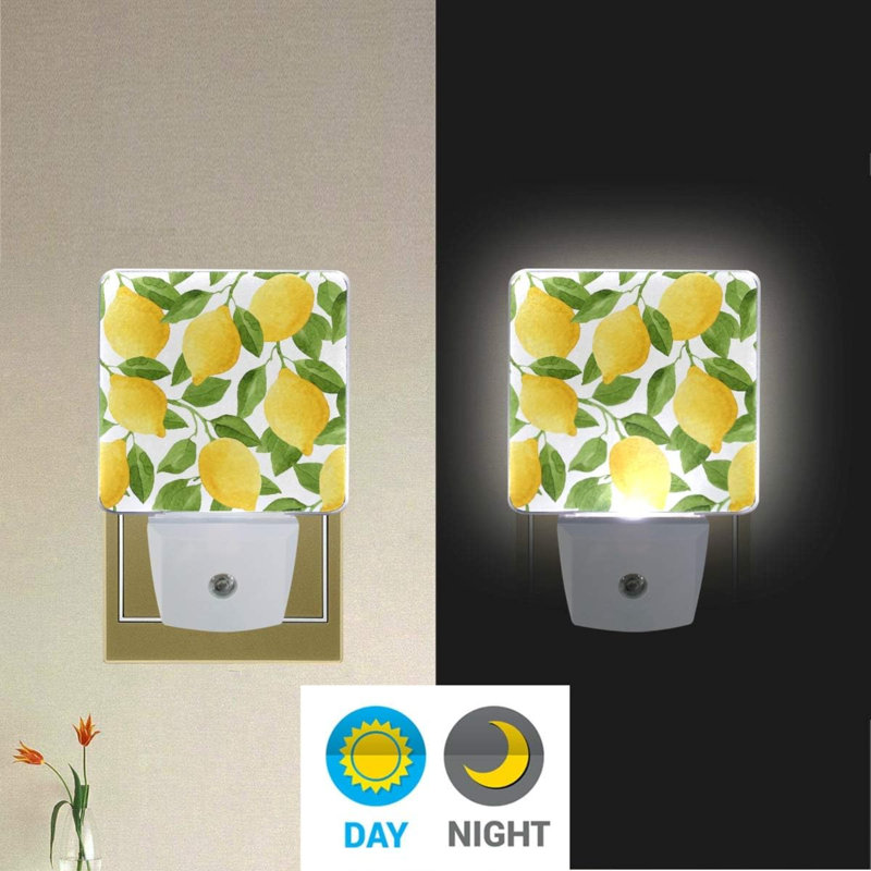 Veilleuse citron 2 lumières