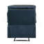 Fauteuil inclinable brun clair en tissu tissé-121534461