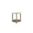 Stone Top End Table - Toffee