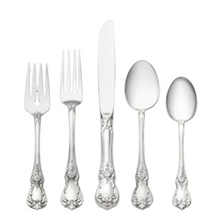 Towle Silversmiths Sterling Silver Old Master 5 Piece Flatware Set, Service for 1