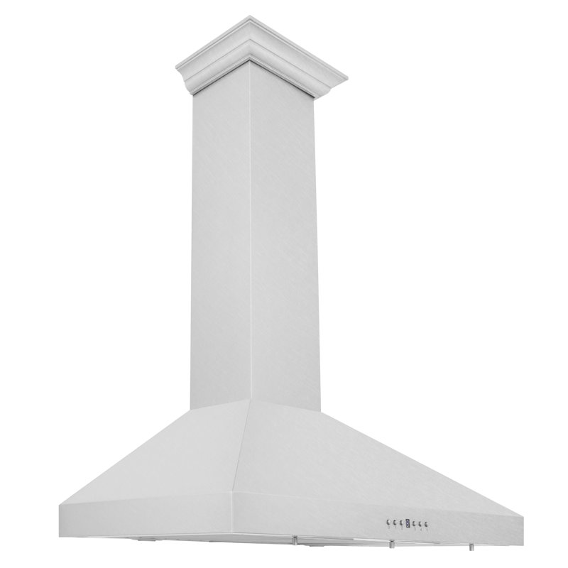 Hotte murale convertible ZLINE en acier inoxydable satiné à fixation murale 30 po ZLINE (8KL3S-30), 36"