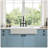 30"L X 19" W Farmhouse/Apron Front White Ceramic Kitchen Sink