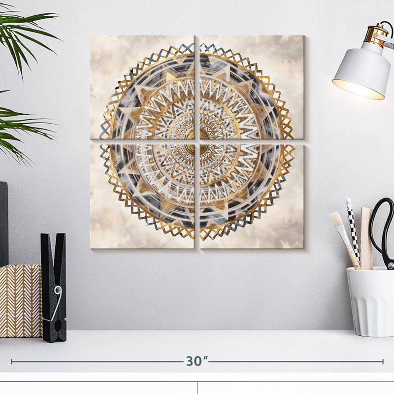 Kerner Golden Medallion, 18'' H x 18'' W