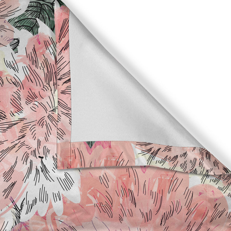 Semi Sheer Curtain Pair
