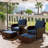 2 - Person Patio Seating Group With Cushions-710232416