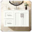 Meuble-lavabo mural moderne avec tablettes réglables en céramique-941658781