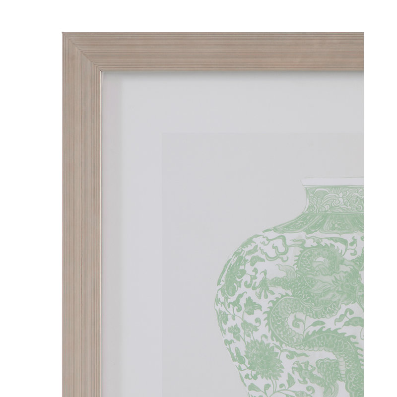 «Mint Vases IV», reproduction encadrée