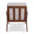Midcentury Modern Accent Chair Ideal For Relaxing Bedrooms In Grey Upholstered In Fabric