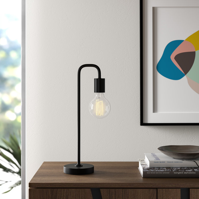 Lampe arquée 18 po Kazutaka, Noir
