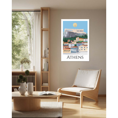 Athens Travel Poster - Unframed