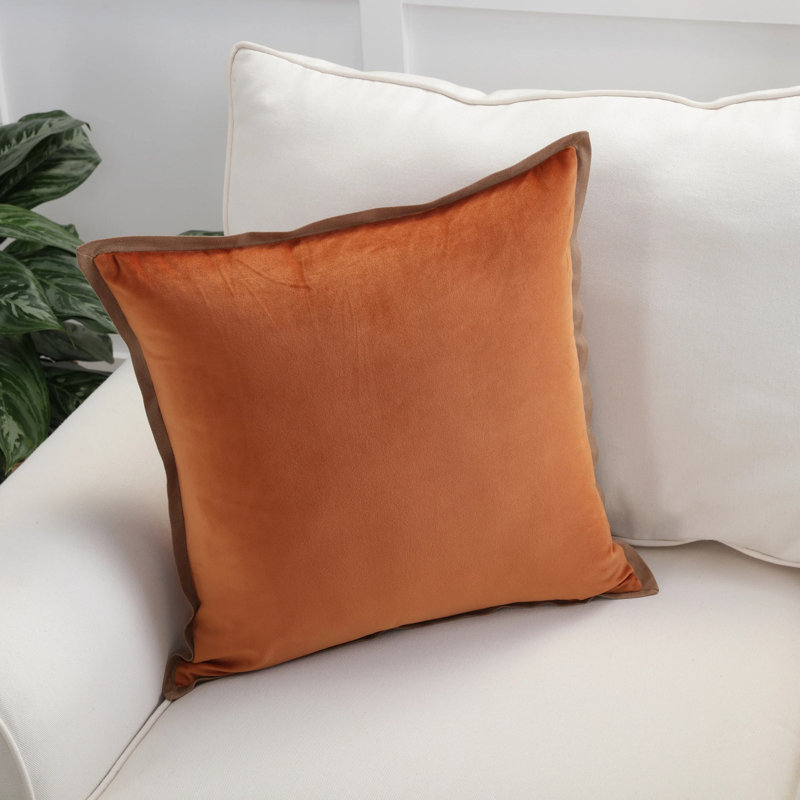Coussin Flange Loden, Bleu azur, 18 po x 18 po