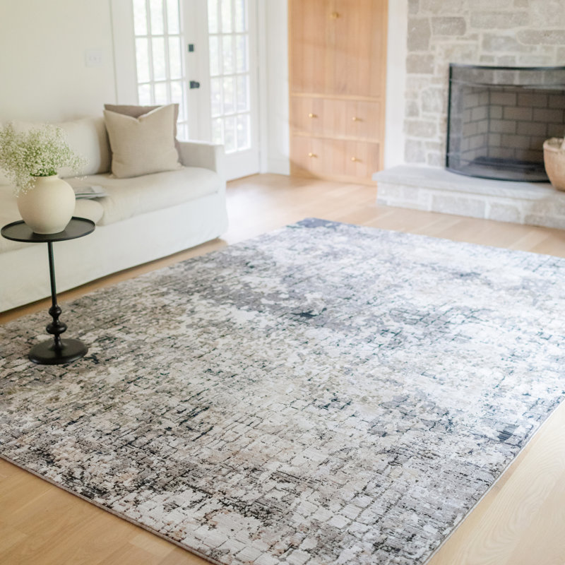 Gwern Abstract Indoor Rug, Rectangle 3'3" x 5'