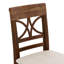 Ensemble de table de salle à manger 6 pièces à hauteur de comptoir en bois avec tablette de rangement, ensemble de table de cuisine avec banc et 4 chaises, style rustique-955727717-955727722