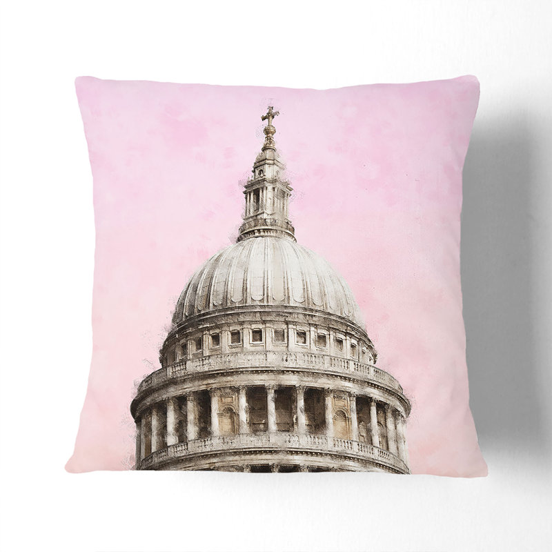 Square Throw Cushion, 55cm H x 55cm W x 20cm D
