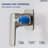 Wall Mounted Bathroom Faucet, Single-handle Bathroom Sink Faucet with Drain Assembly-125423806