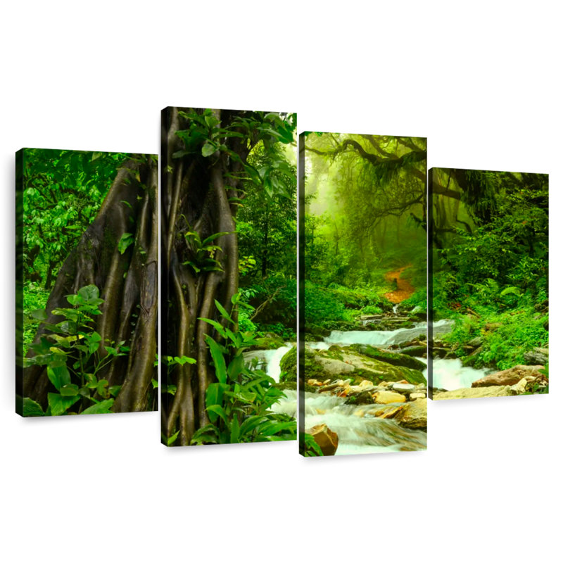 Alvord Enchanting Deep Rainforest, H 27 po x l 43 po