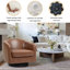 72Cm Wide Swivel Barrel Chair-1070794235