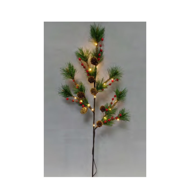 Faux Berry/Pine Branch