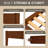Woodmere Premium King Bed Frame, Solid Wood Platform Bed, Wood Slat Support, Tapered Solid Wood Legs, No Box Spring Needed, Mid-Century Modern Style, Easy Assembly (Walnut)-1638308706-1638308716