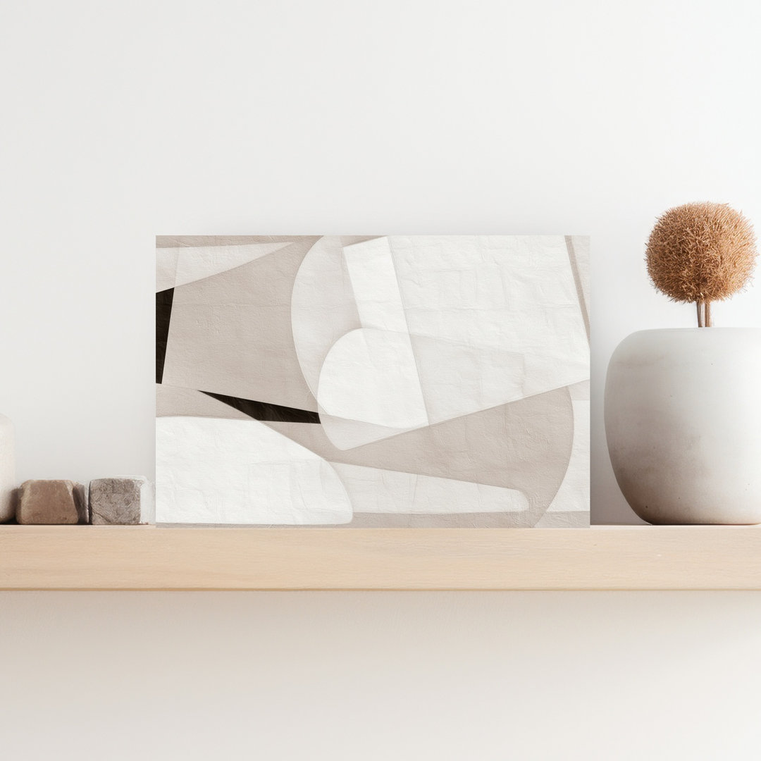 Organic Shapes Abstract Contemporary Geometric Wall Art Print