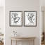 Leaf Instinct I - ensemble de 2 reproductions encadrées sur papier-1358927379