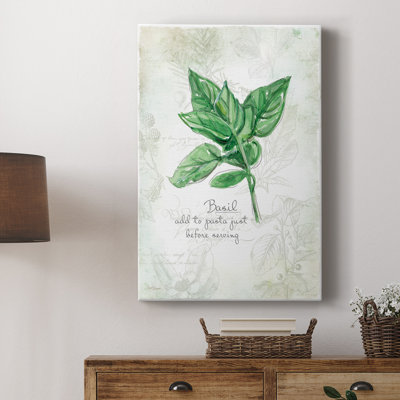 Fresh Basil -Gallery Wrapped Cavas