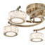 Glass LED Semi Flush Mount-198262016