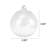3.93'' H Clear  Bubble Globe Glass Ball (3-Pack)