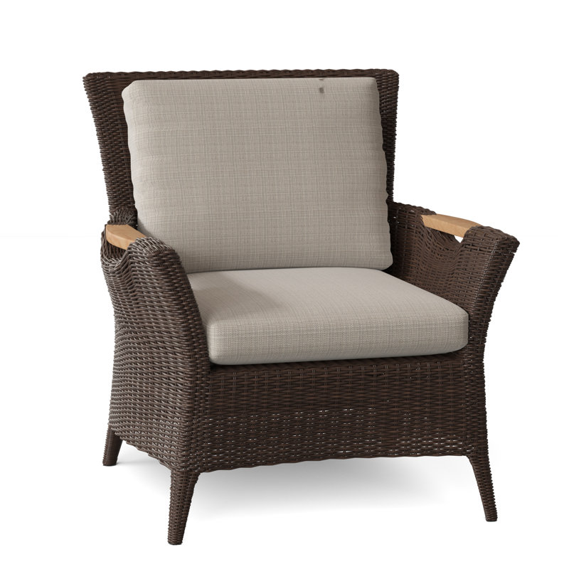 Culebra Outdoor Teak Lounge Chair, Ash, Textured Charcoal