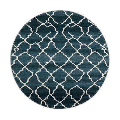 Tapis gris intérieur et extérieur Trellis