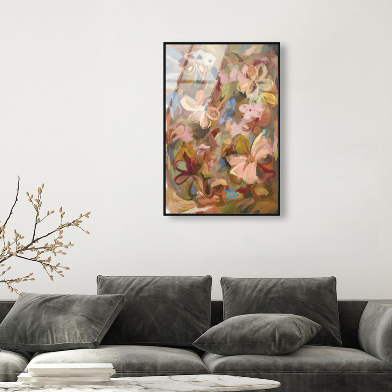 Moving Eden II Print by Oliver Gal, 16"H x 11"W, Black Floater Frame