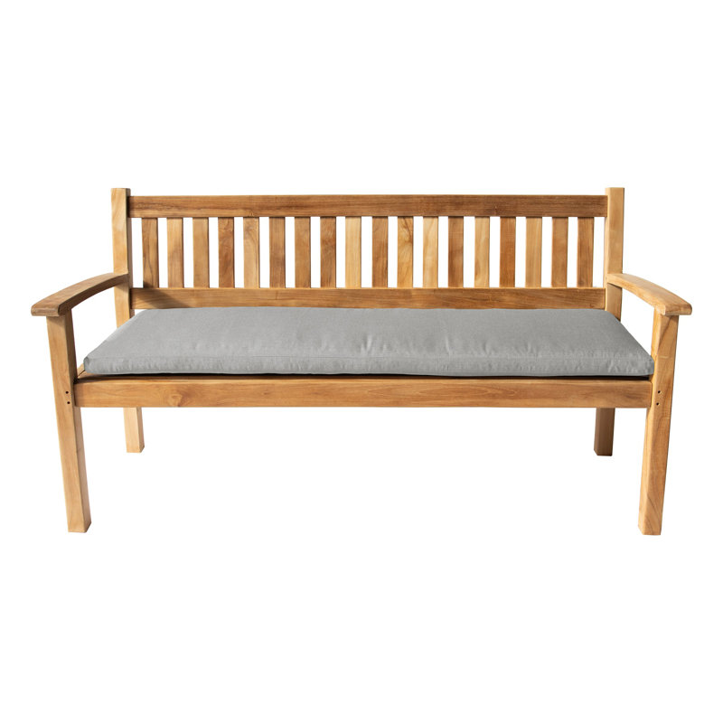 Huntington Outdoor Teak Bench, Granite