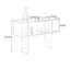Console de rangement moderne en acrylique-133691007
