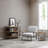 Stylish & Modern Design Hanniel 3 Tier Brown/ Black Finished 120cm Bookcase Console with Side Rails