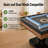 Foldable Ultra-Thin Auto Mahjong Table w/ Wheels, 2 Tile Sets