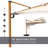 Jaidev 360 Rotation Offset Cantilever Umbrella -416044627-454174697