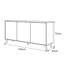 Khouribga 154cm W Chest of Drawers