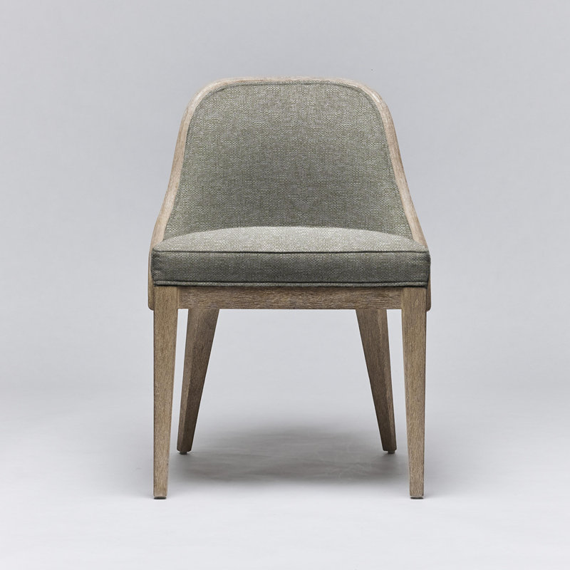 Siesta Upholstered Dining Chair, White Ceruse, Tint Loop