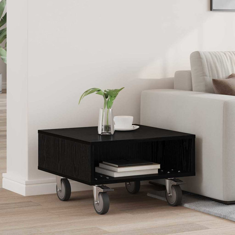 End Table, Black Oak
