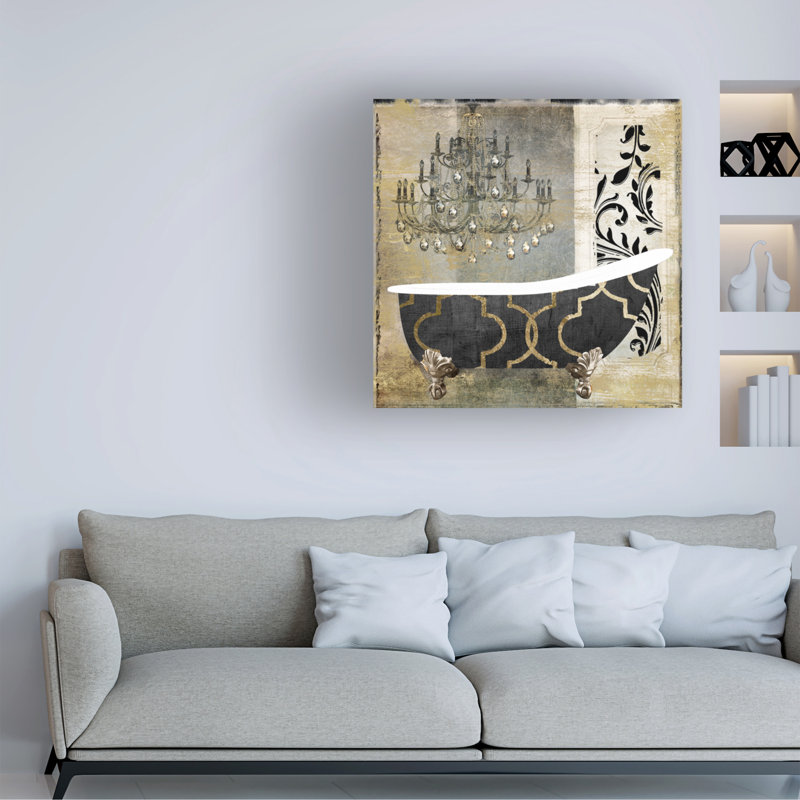 Art sur toile «Bachelor Sasha Paris Bath II »_ALI73189, H 24 po x l 24 po