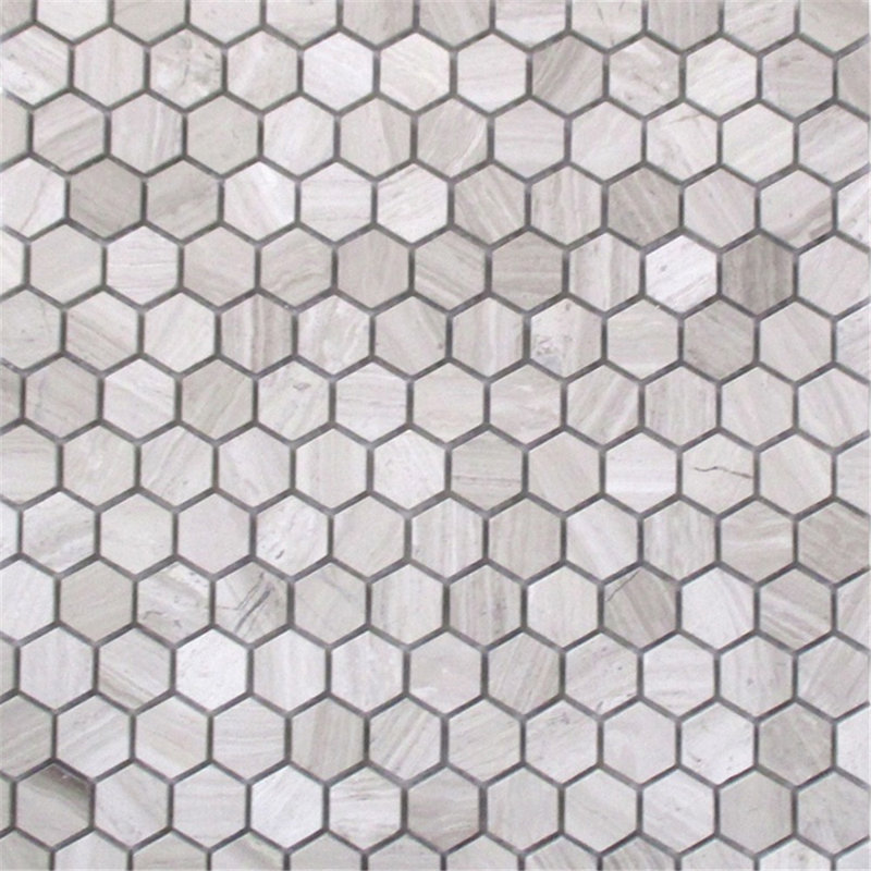 Carreau de mosaïque en marbre 11 po x 11 po