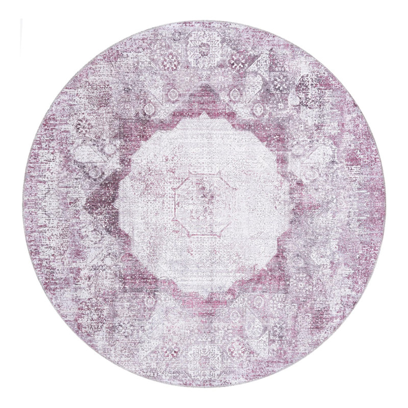 Tapis lavable Yara, Rond 6 pi