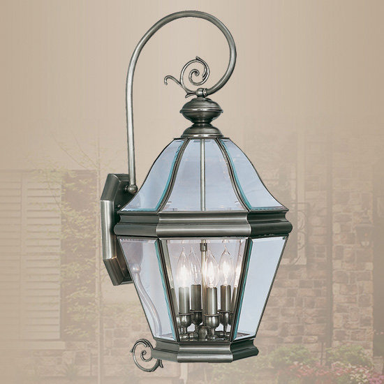 Lanterne murale d'extérieur 2 lumières Wheeler, H 23,5 po x l 9 po x P 9,75 po, H 30 po x l 14,25 po x P 15,25 po