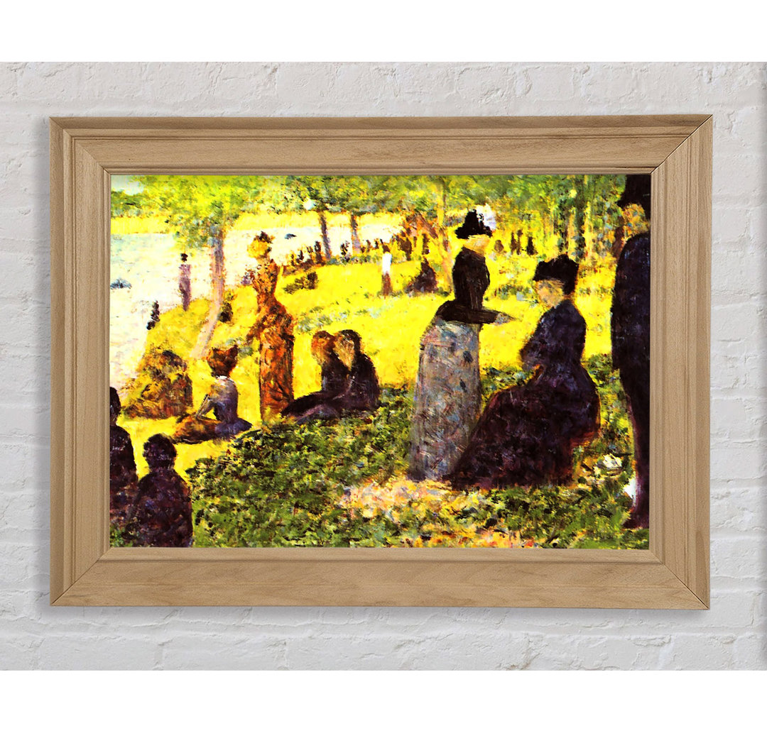 Seurat La Grande Jatte Von Ausflüglern - Druck