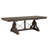 Ariyal Extendable Pine Solid Wood Base Dining Table