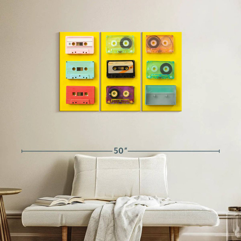 Abarca Cassette Tape Recorders, 24" H x 38" W