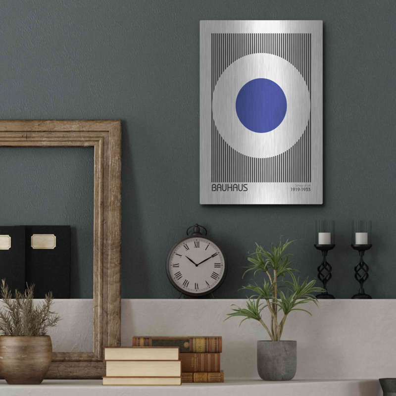 «Bauhaus 5» par Design Fabrikken, impression sur métal sans cadre, L 12 po x H 16 po