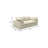  80" Khaki Linen Blend Modular Loveseat
