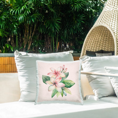 Housse et insert de coussin décoratif en polyester pour intérieur / extérieur Birch & Ink